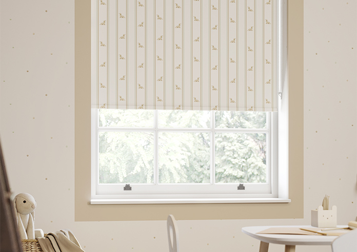 Dasching About, Sausage Stripe Biscuit - Roller Blind - Image 5